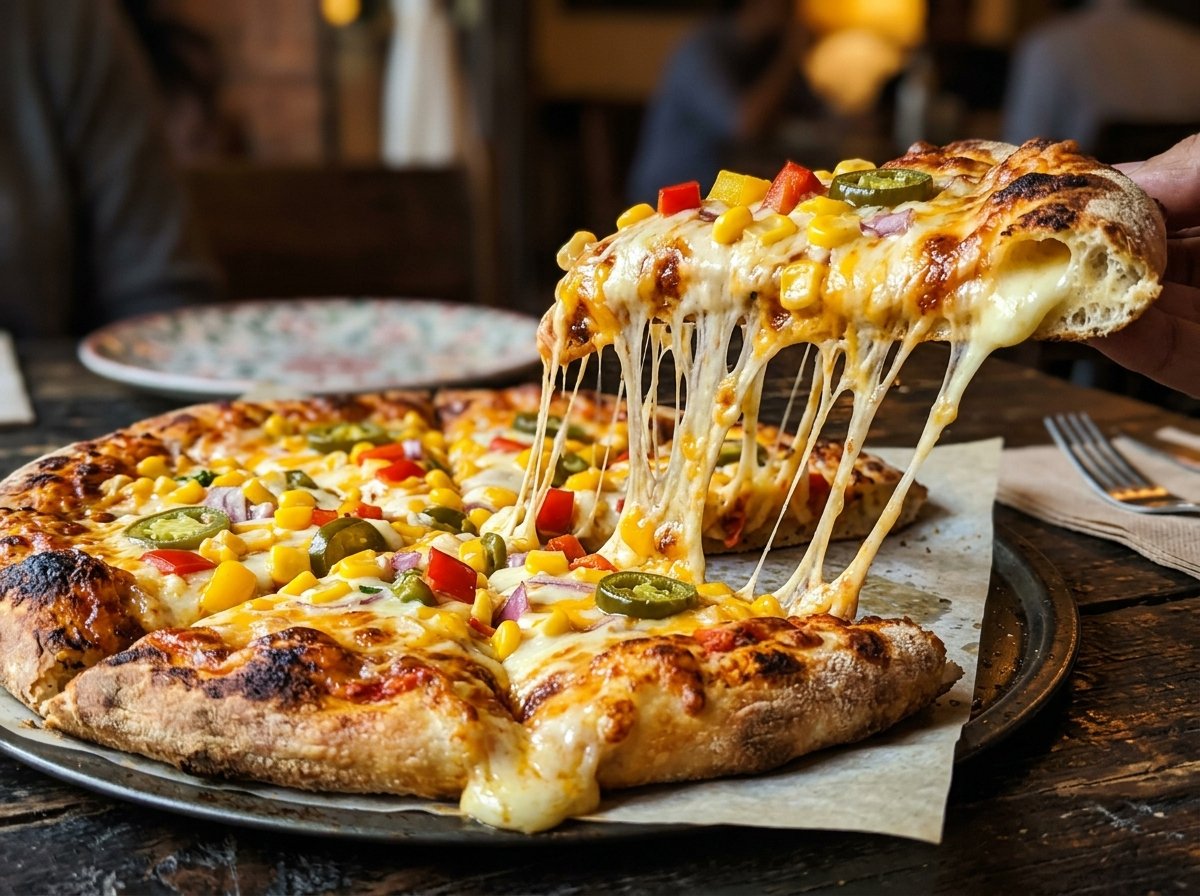 Cheese Burst Gourmet Pizza