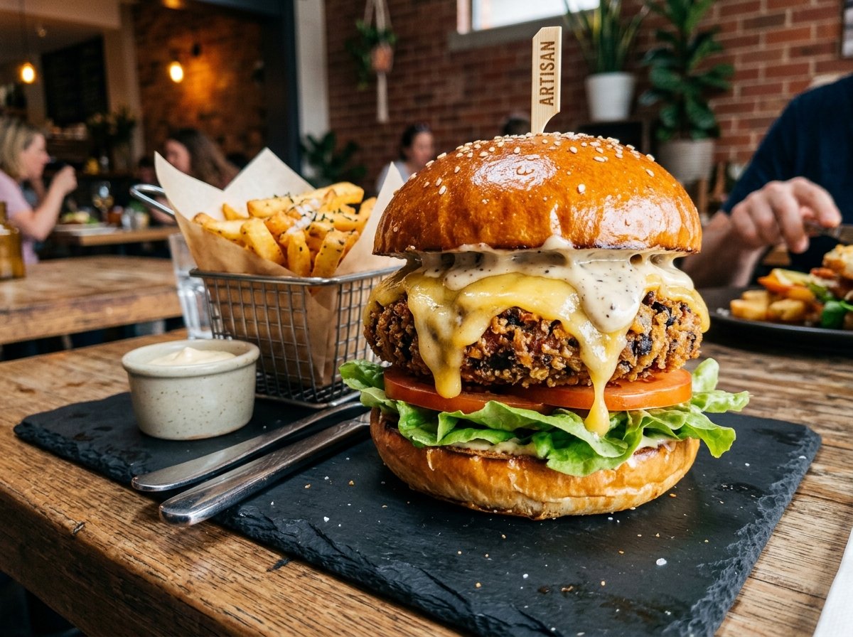 The Grand Beans Truffle Burger